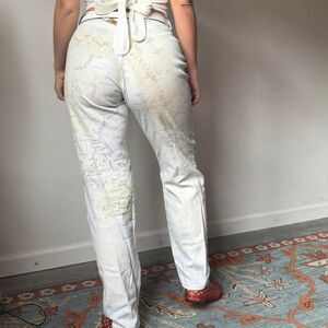 Roberto Cavalli Y2K printed jeans